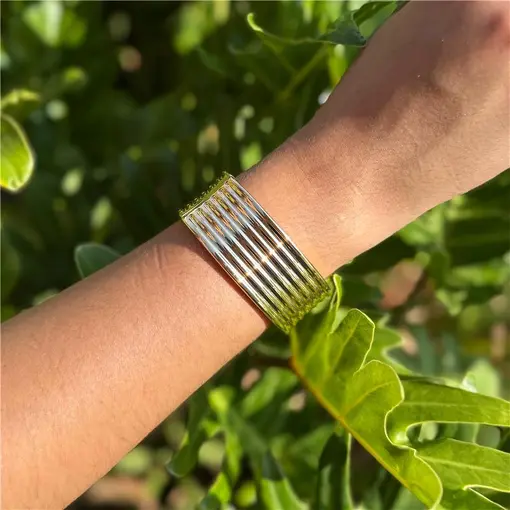 BRACELETE ARTICULADO RISCADO