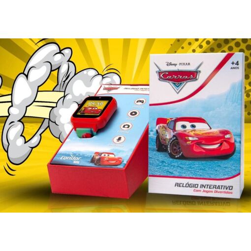 Relógio Interativo Condor Disney Relâmpago Mcqueen CODISNEYAH/8R