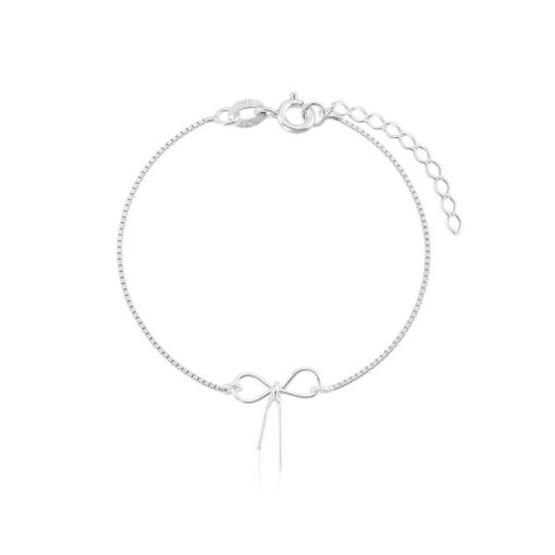 Pulseira Prata 925 Laço