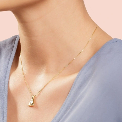 Colar no Banho de Ouro 18k Nossa Senhora Aparecida