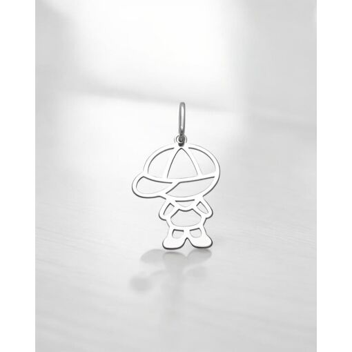 Pingente Prata 925 Menino