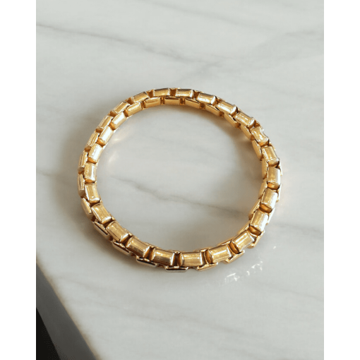 Pulseira Banhada A Ouro 18K Roliça