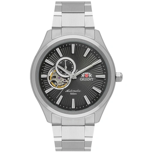 RELÓGIO ORIENT AUTOMÁTICO MASCULINO CLÁSSICO NH3SS005 PRATA