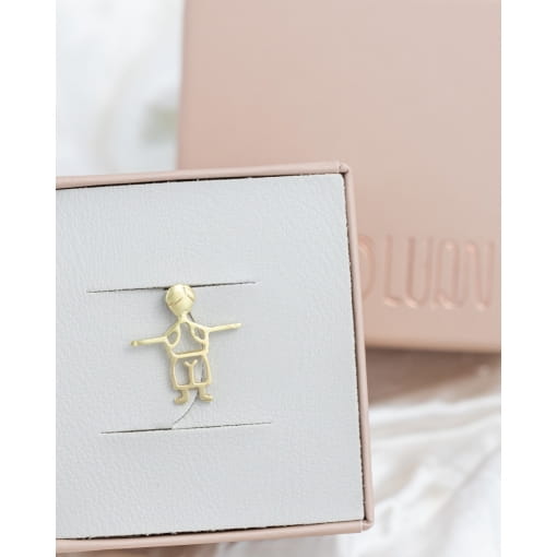 Pingente Ouro 18K Menino Vazado