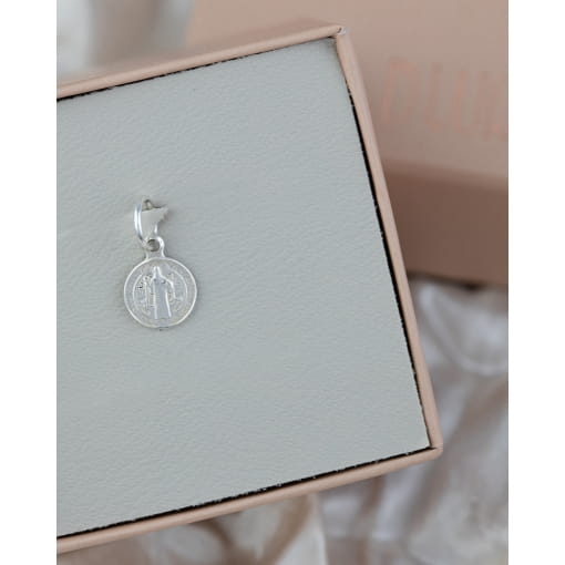 Pingente Prata 925 São Bento 8.5 MM