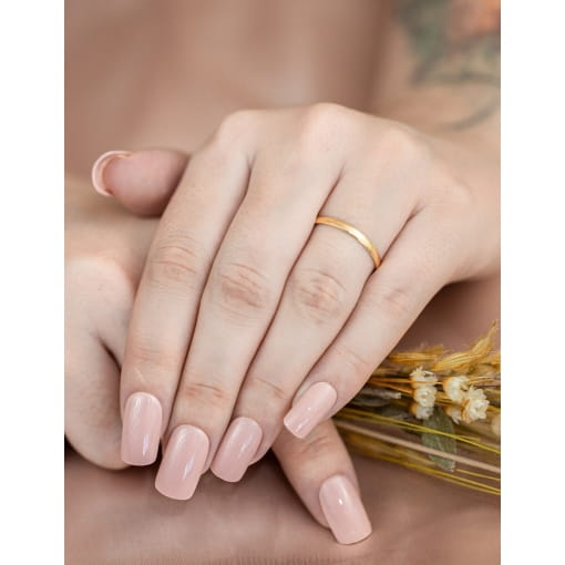Par De Alianças Ouro 18K Abaulada 2.2MM