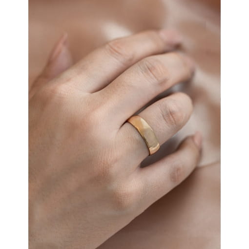 Par De Alianças Ouro 18K Abaulada 5.5MM