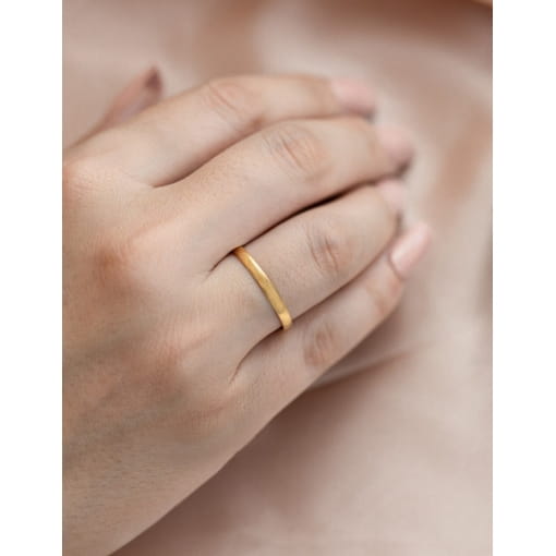 Par De Alianças Ouro 18K Abaulada 2.9MM