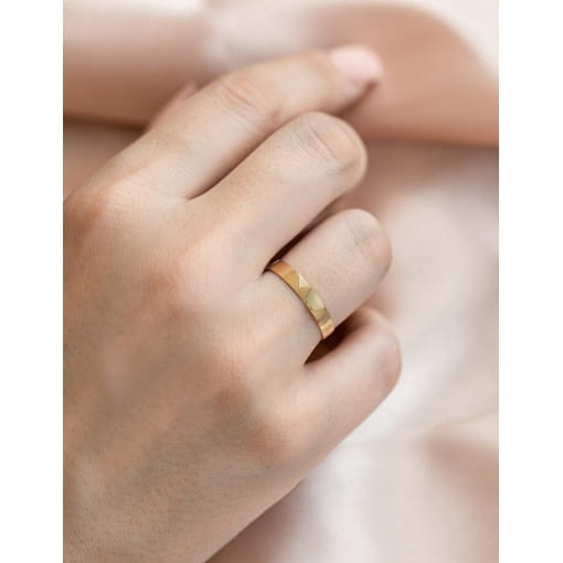 Par De Alianças Ouro 18K Reta 3MM