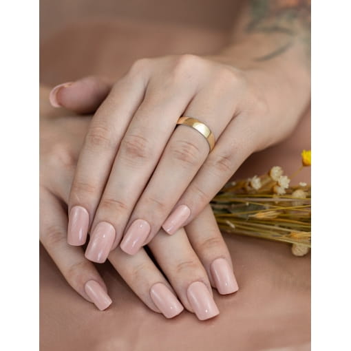 Par De Alianças Ouro 18K Abaulada 4.5MM