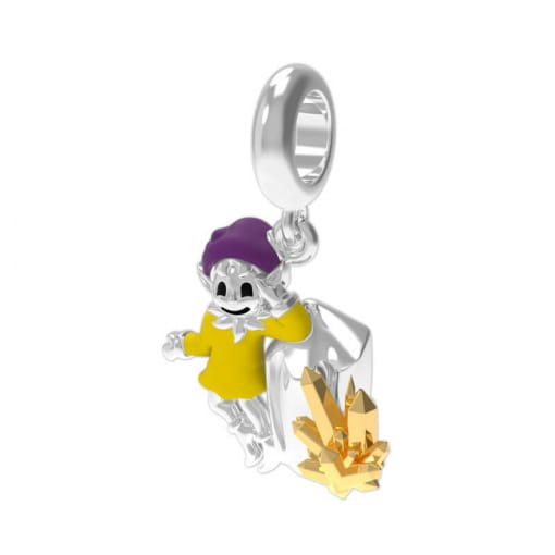 Berloque Prata 925 Link Duende Capricórnio