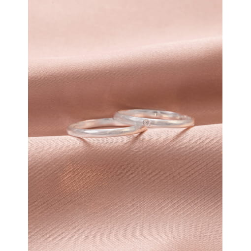 Par De Alianças Prata 925 Abaulada Lisa 2.1 MM