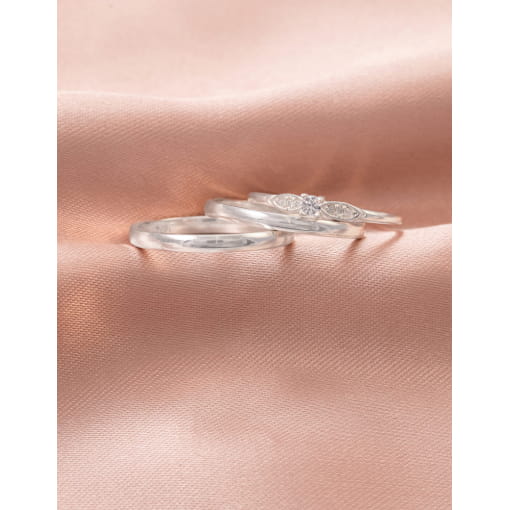 Par De Alianças Prata 925 Abaulada 2.3 MM