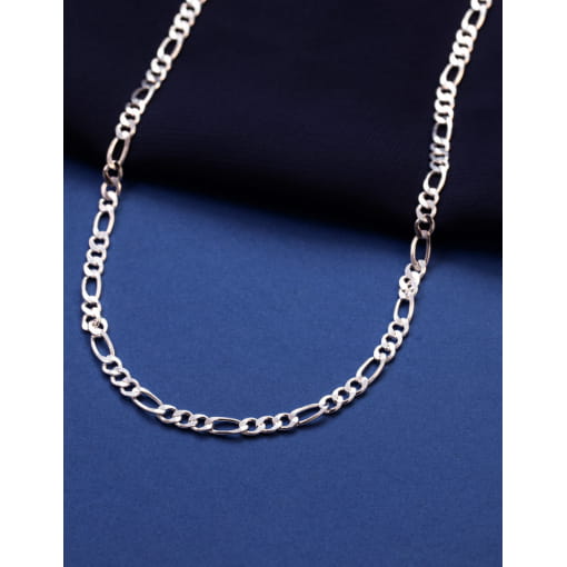 Corrente Masculina Prata 925 Malha 3x1 60 CM