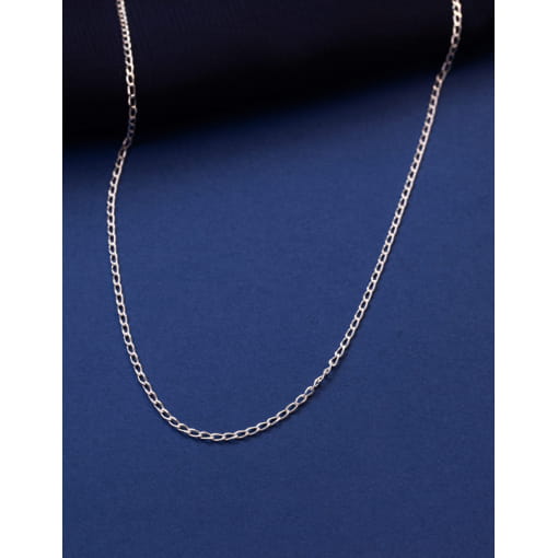 Corrente Masculina Prata 925 Elos Ovais 60 CM