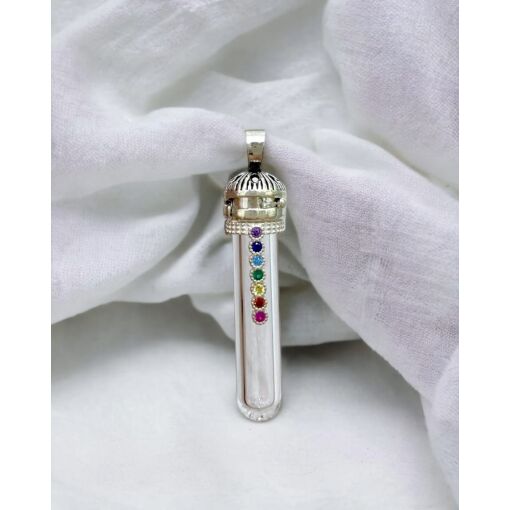 Pingente Prata 925 Perfumeiro Sete Chakras