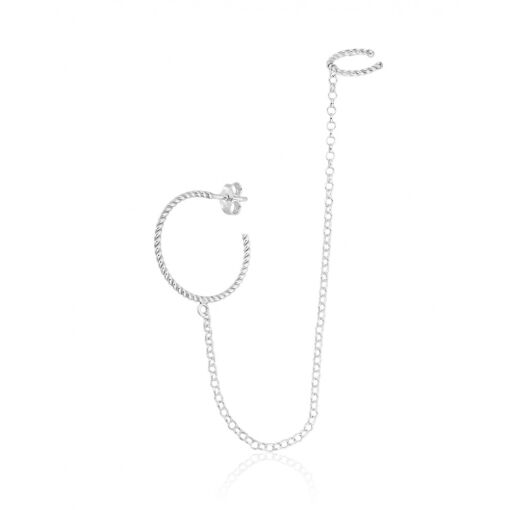 Brinco Prata 925 Argola e Piercing