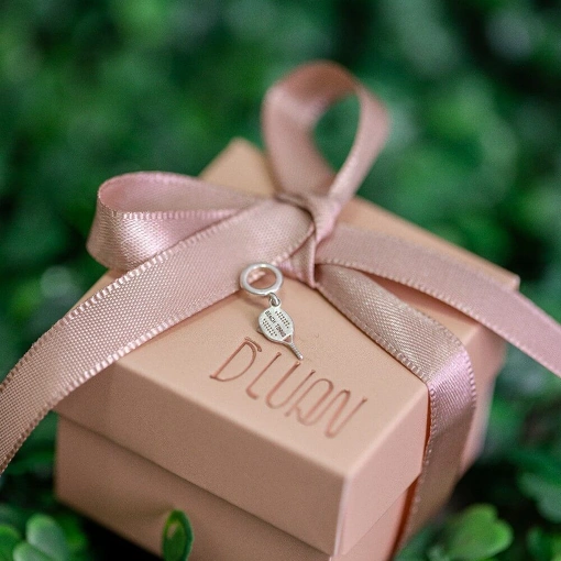 Berloque Prata 925 Raquete Beach Tennis