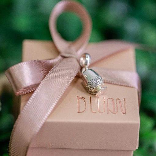 Berloque Prata 925 Taça Com Zircônia Branca