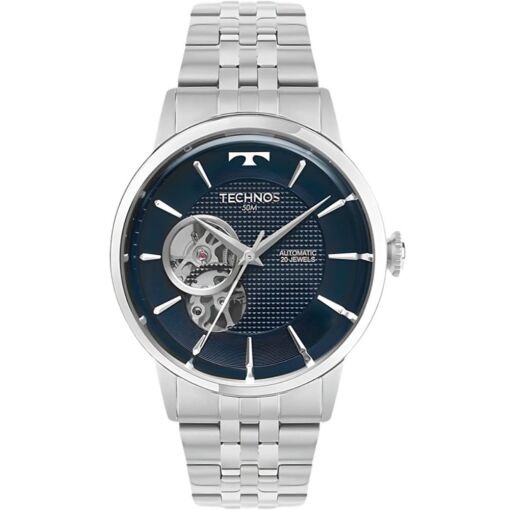 Relógio Technos Masculino Automático Prata G3265AV/1A