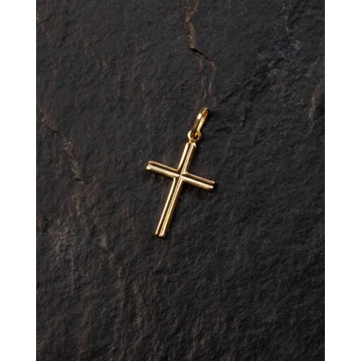 Pingente Banhado A Ouro 18K Cruz