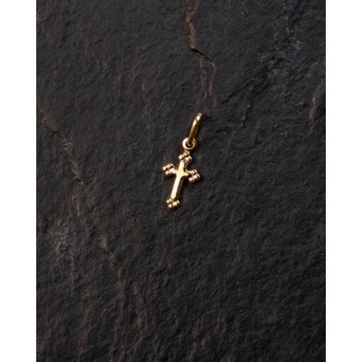 Pingente Banhado A Ouro 18K Cruz Pequena