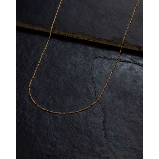 Corrente Masculina Banhada A Ouro 18K Malha 3x1 60 CM