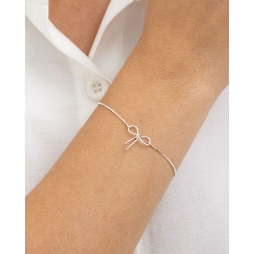 Pulseira Prata 925 Laço