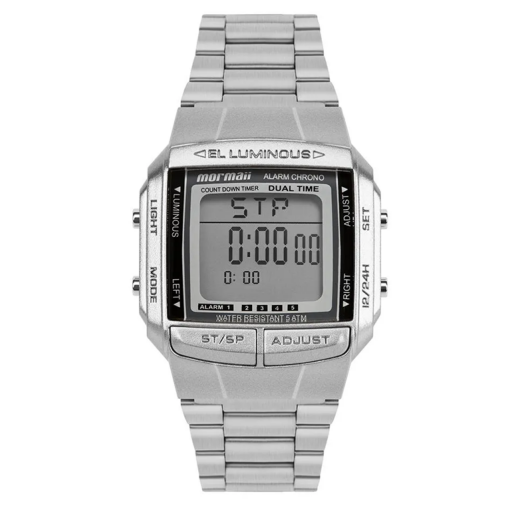 Relógio Mormaii Feminino Vintage Prata - MO04001/7K