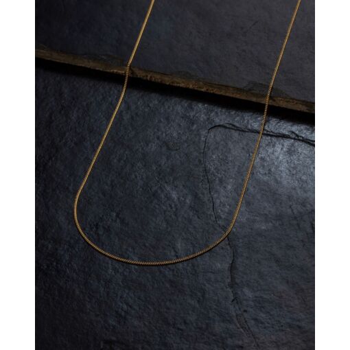 Corrente Masculina Banhada A Ouro 18K Grume 70 CM