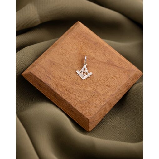 Pingente Prata 925 Maçonaria