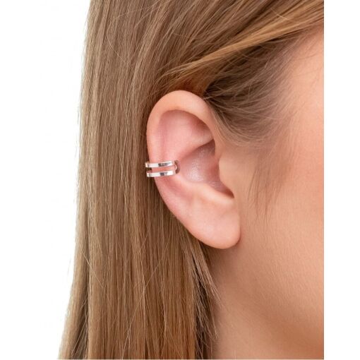 Brinco Piercing Prata 925 Vazado