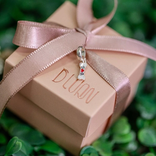 Berloque Prata 925 Osso Dog