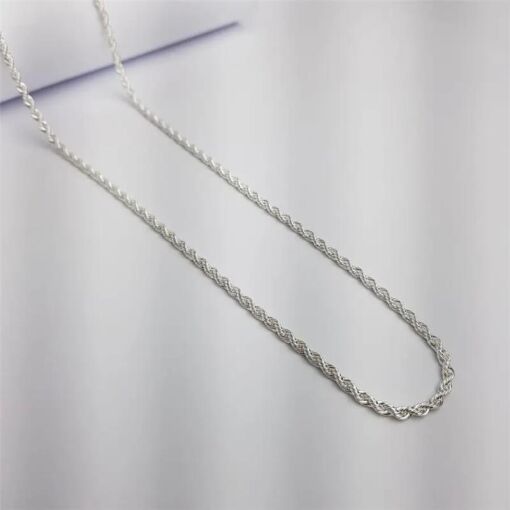 COLAR CORDAO BAIANO 60CM 3MM B.PRATA