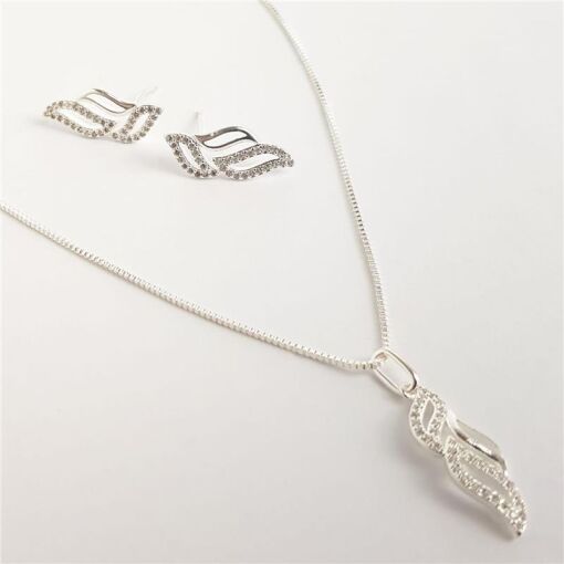 CONJUNTO COLAR VENEZIANA PG BR 3 FOLHAS CRAVEJADA/LISA | BANHO D