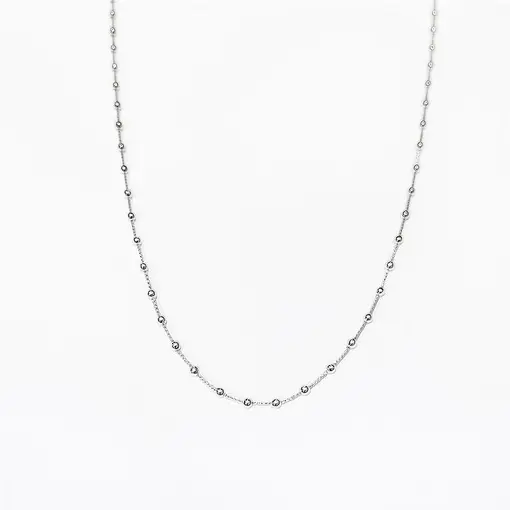 CHOKER VENEZIANA INTERCALADA COM MINI ESFERAS LISAS | BANHO DE P