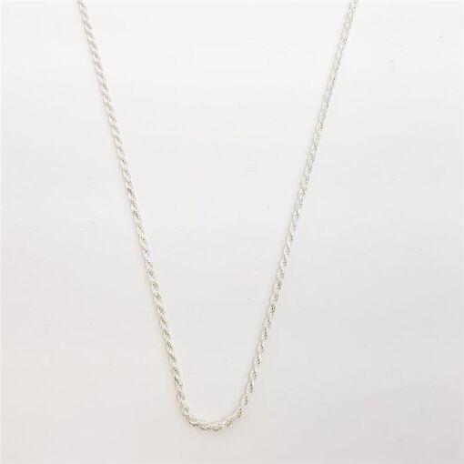 COLAR CORDÃO BAIANO 2MM |45CM |PRATA 925
