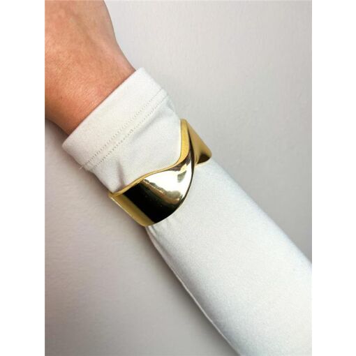BRACELETE LISO ENTRELAÇADO EM X | SEM GARANTIA