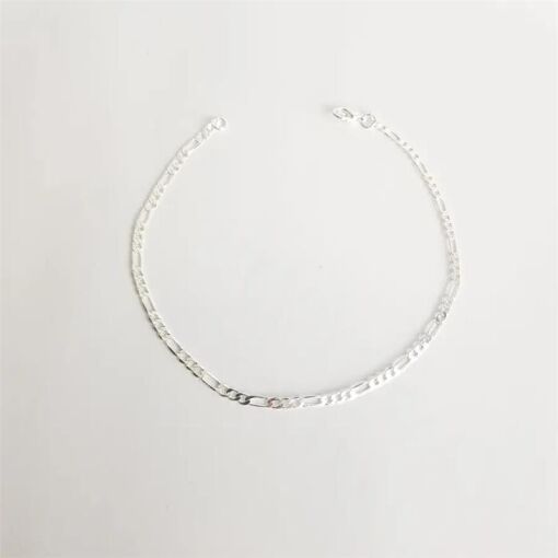 PULSEIRA 21CM FIGARO 3ELO PX1ELO G 2MM B.PRATA