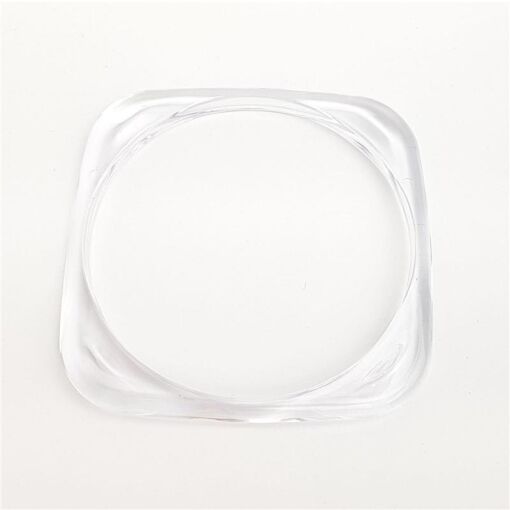 BRACELETE QUADRADO VERSO REDONDO EM ACRILUCO