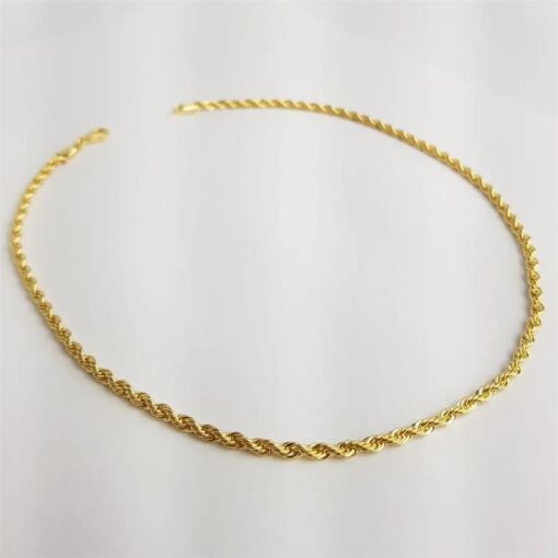COLAR CORDAO BAIANO | 40CM| BANHADO EM OURO 18K
