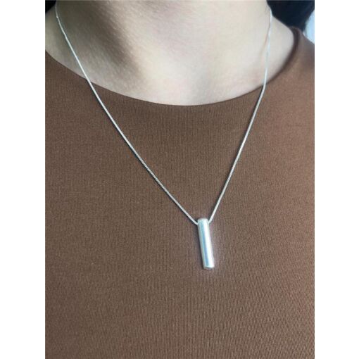 COLAR PG TUBO CHAPA LISA | BANHO DE PRATA