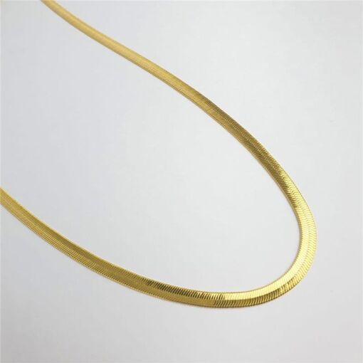 COLAR | 45+8CM | 4MM FITA | BANHADO EM OURO 18K