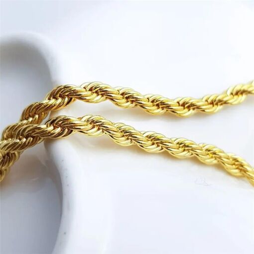 PULSEIRA CORDAO BAIANO 3MM 17CM COM PR + 5 CM EXTENS
