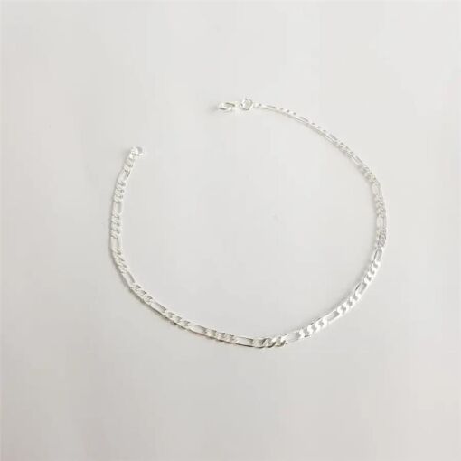 PULSEIRA 21CM FIGARO 3ELO PX1ELO G 2MM B.PRATA