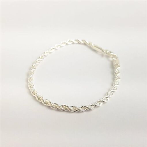 PULSEIRA CORDÃO BAIANO 3MM | BANHO DE PRATA