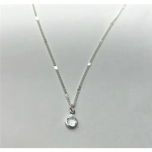 COLAR ELO GRUMET COM MINI CHAPAS LISAS PG PONTO DE LUZ CRAVAÇÃO