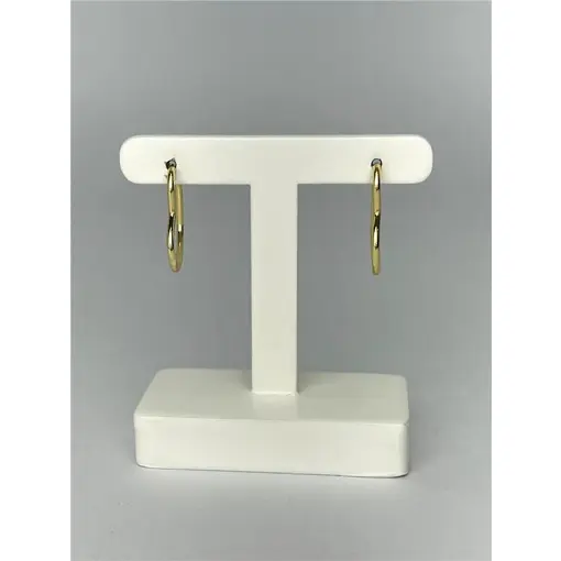 BRINCO ARGOLA FORMATO CORAÇÃO VAZADA | BANHADO EM OURO 18K