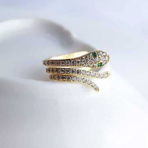 PIERCING DE COBRA CRAV|1CM|BANHADO EM OURO 18K