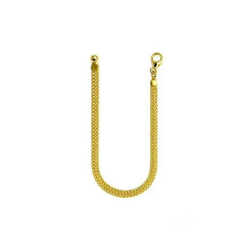 PULSEIRA LACRAIA 4MM | BANHADO EM OURO 18K